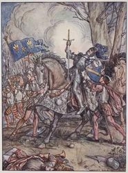 Der Tod von Bayard, Illustration aus 